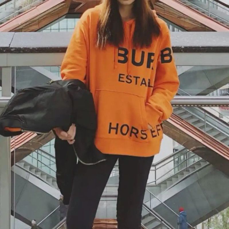 Burberry Burberry Women's Orange Knit Sweatshirt Size S / US 4 / IT 40 - 4 Thumbnail