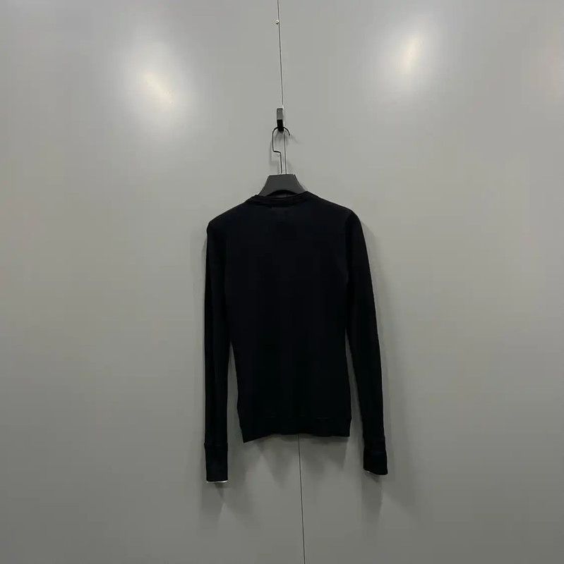 Burberry Burberry XS Black Long Sleeve Knit Sweater Size XS / US 0-2 / IT 36-38 - 2 Thumbnail