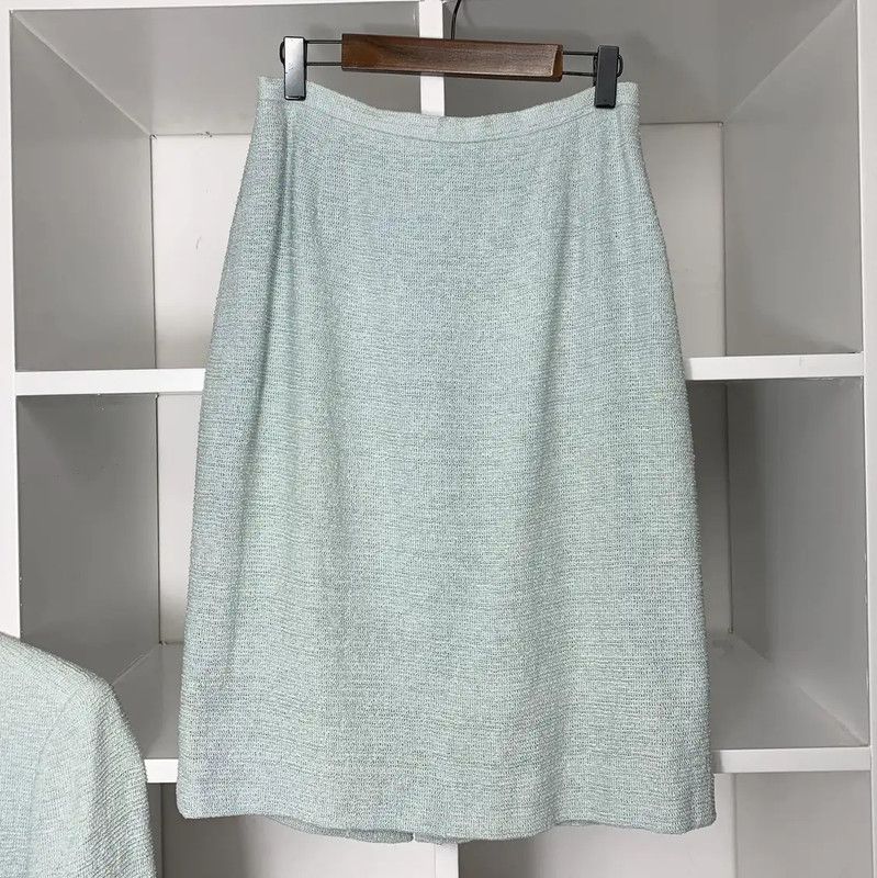 Burberry Burberry Green Cotton Blend Dress Size M / US 6-8 / IT 42-44 - 4 Thumbnail