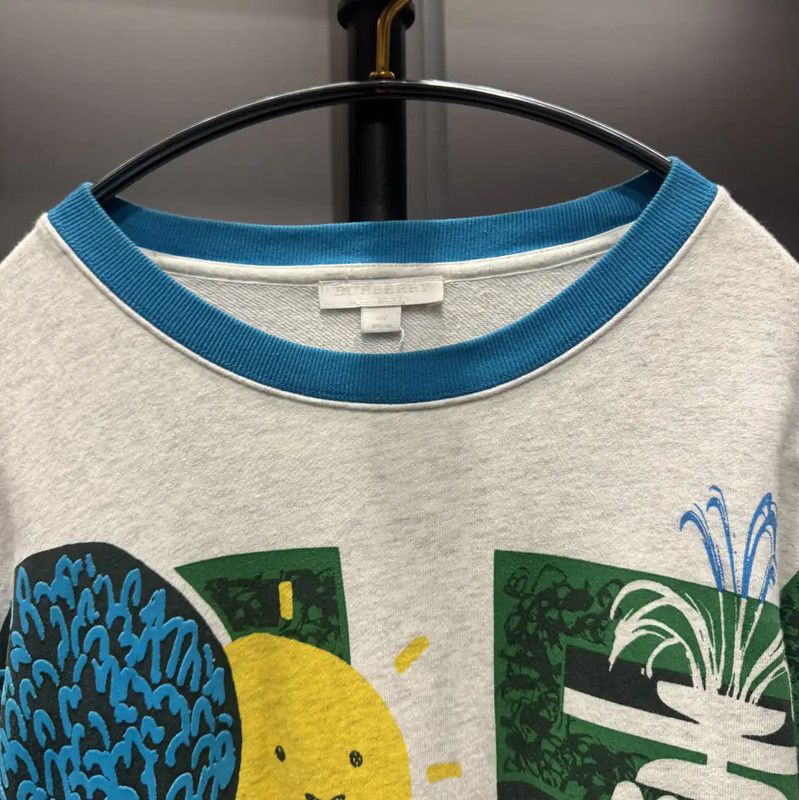Burberry Burberry Colorful Cotton Women's Sweatshirt Size L / US 10 / IT 46 - 4 Thumbnail