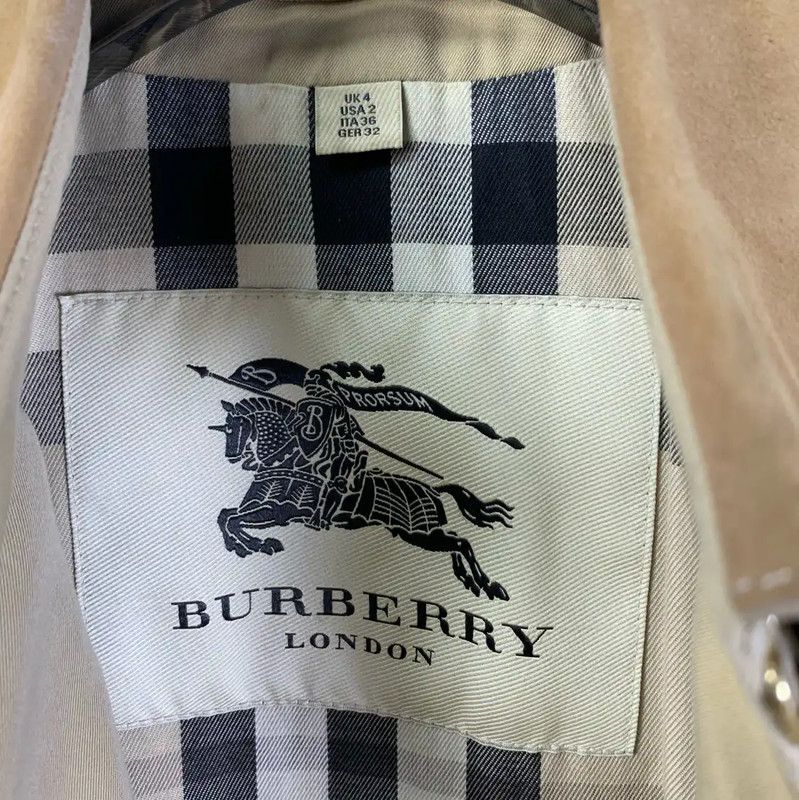 Burberry Burberry Khaki Women's Trench Coat Size ONE SIZE - 3 Thumbnail