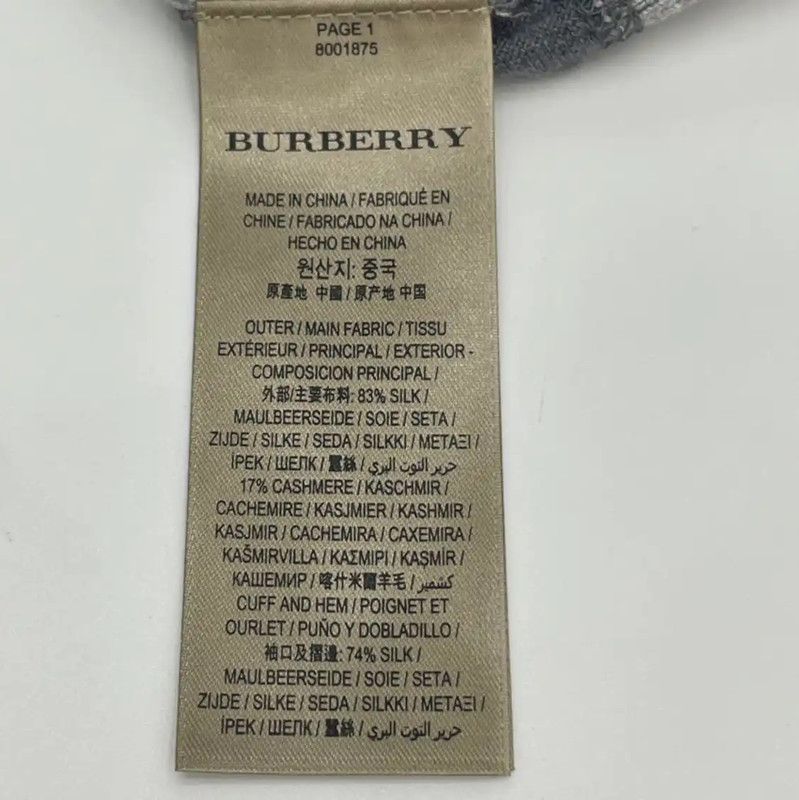 Burberry Burberry Gray Long Sleeve Hooded Knit Top Size M / US 6-8 / IT 42-44 - 5 Thumbnail