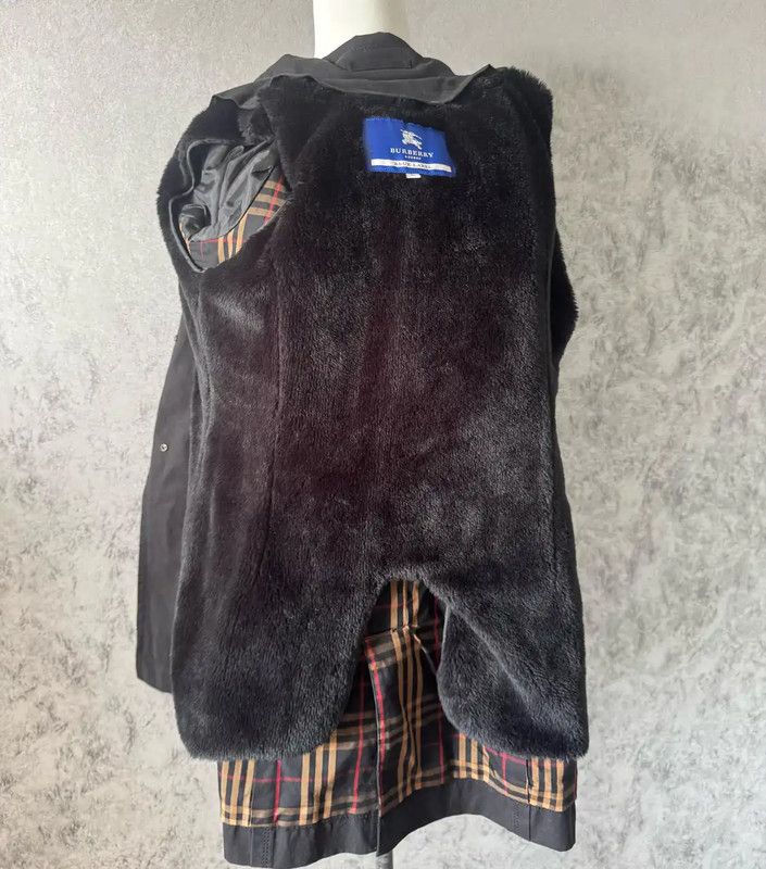 Burberry Burberry Black Cotton Mid-Length Coat Size M / US 6-8 / IT 42-44 - 9 Thumbnail