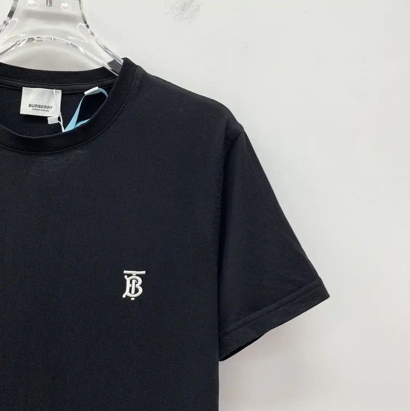 Burberry Burberry Black Cotton Logo Short Sleeve T-Shirt Size XS / US 0-2 / IT 36-38 - 3 Thumbnail