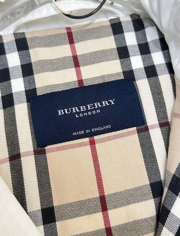 Burberry Burberry White Cotton Quilted Short Down Jacket Size XS / US 0-2 / IT 36-38 - 6 Thumbnail