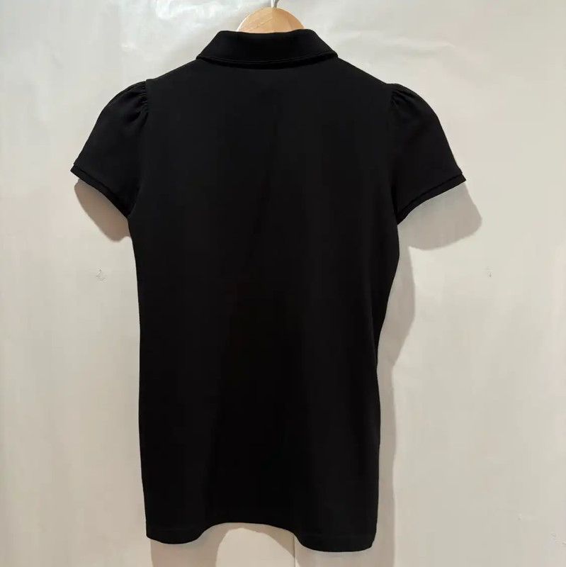 Burberry Burberry Black Cotton Embroidered Short Sleeve T-Shirt Size S / US 4 / IT 40 - 3 Thumbnail
