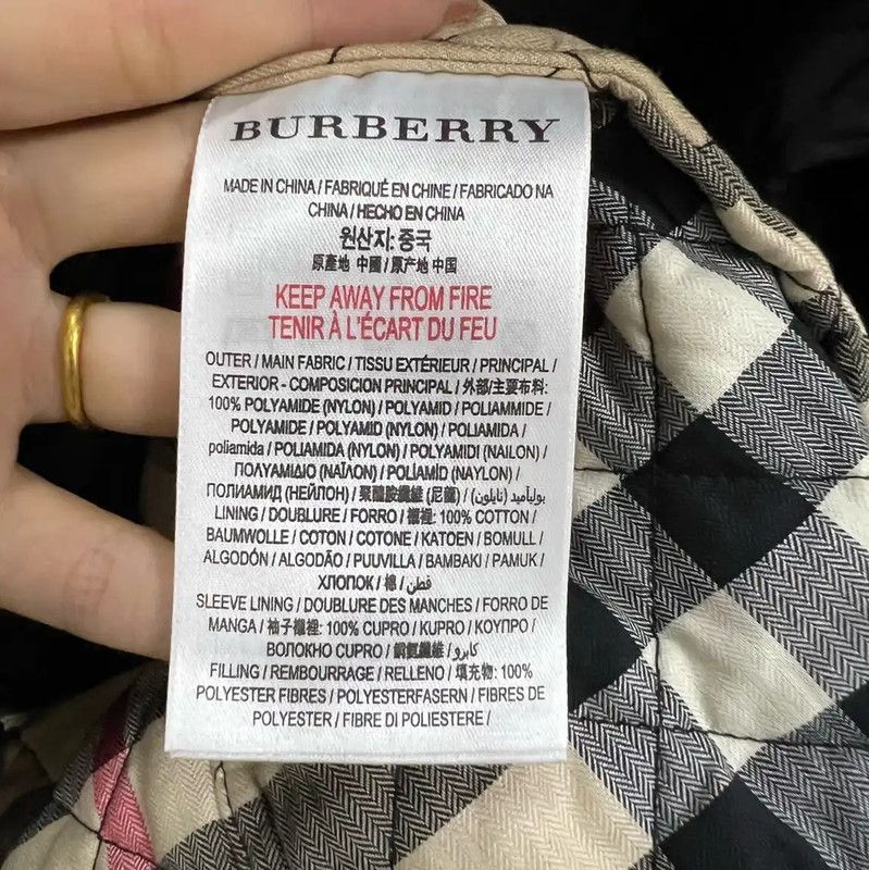 Burberry Burberry Black Cotton Jacket for Women Size ONE SIZE - 4 Thumbnail