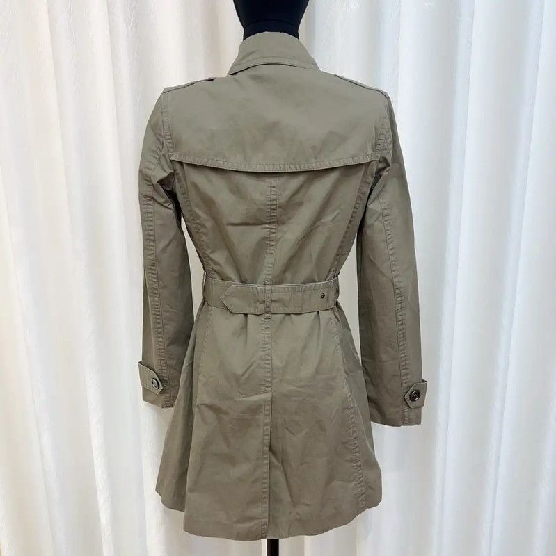 Burberry Burberry Camel Cotton Women's Trench Coat Size M / US 6-8 / IT 42-44 - 3 Thumbnail