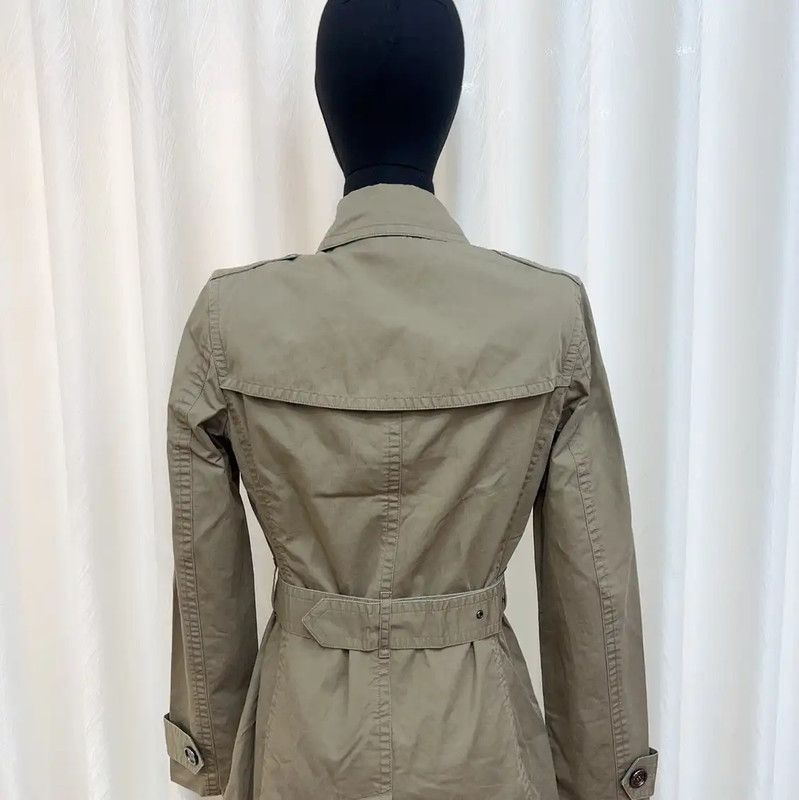 Burberry Burberry Camel Cotton Women's Trench Coat Size M / US 6-8 / IT 42-44 - 5 Thumbnail
