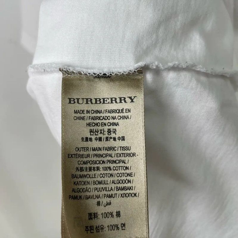 Burberry Burberry White Women's T-Shirt Size M / US 6-8 / IT 42-44 - 4 Thumbnail