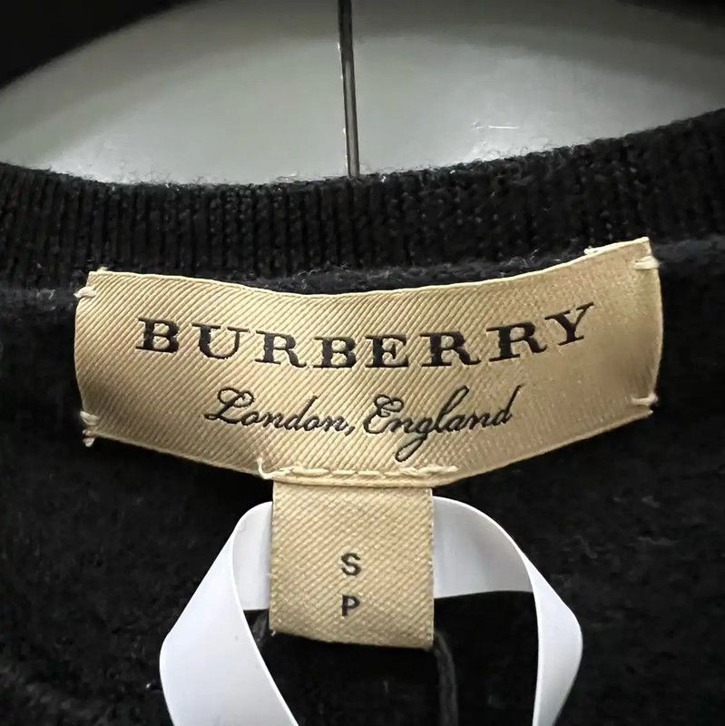 Burberry Burberry Women's Black Wool Long Sleeve Knit Top Size S / US 4 / IT 40 - 4 Thumbnail