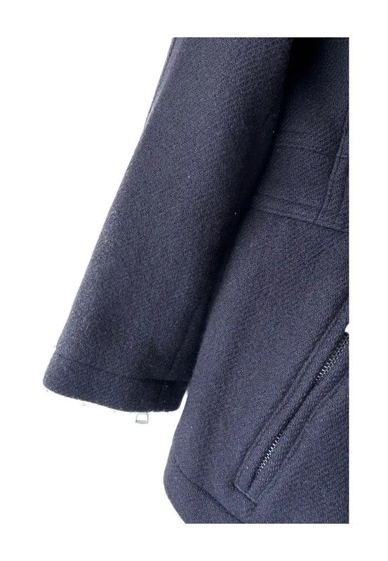 Burberry Burberry Black Wool Mid-Length Women's Coat Size S / US 4 / IT 40 - 7 Thumbnail
