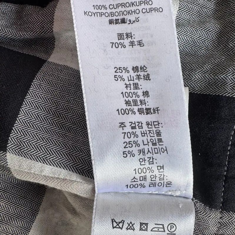Burberry Burberry Black Wool Mid-Length Women's Coat Size S / US 4 / IT 40 - 5 Thumbnail