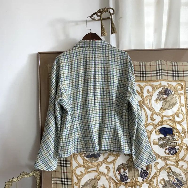 Burberry Burberry Color Block Wool Women's Jacket Size M / US 6-8 / IT 42-44 - 4 Thumbnail