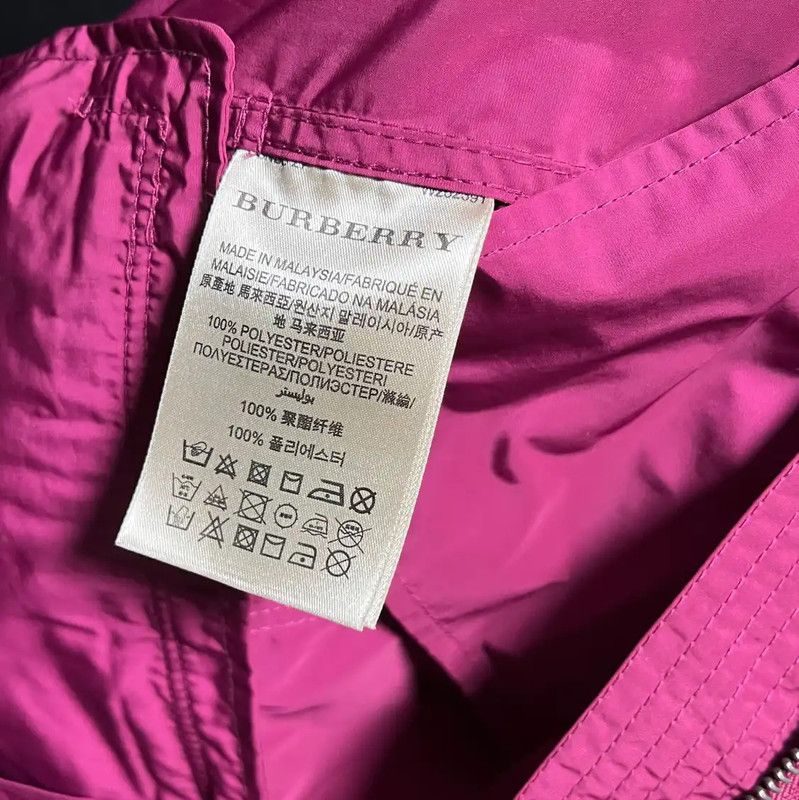 Burberry Burberry Women's Pink Polyester Trench Coat Size M / US 6-8 / IT 42-44 - 4 Thumbnail