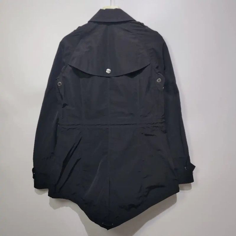 Burberry Burberry Black Polyester Women's Trench Coat Size M / US 6-8 / IT 42-44 - 2 Thumbnail