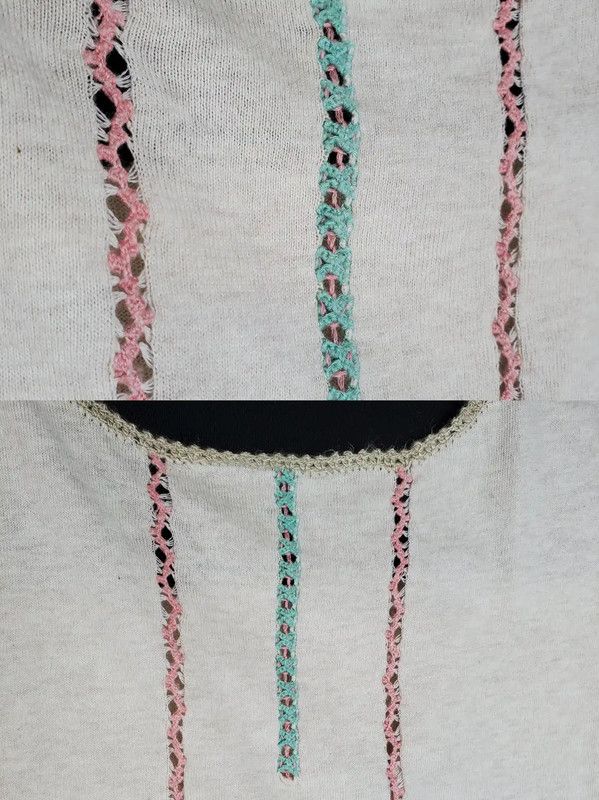 Burberry Burberry Summer Beige Cotton Embroidered Top Size M / US 6-8 / IT 42-44 - 7 Thumbnail