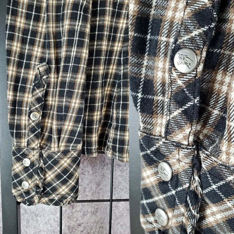 Burberry Burberry Spring Autumn Brown Cotton Check Shirt Size S / US 4 / IT 40 - 5 Thumbnail