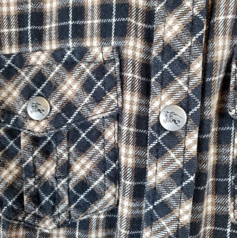 Burberry Burberry Spring Autumn Brown Cotton Check Shirt Size S / US 4 / IT 40 - 10 Thumbnail