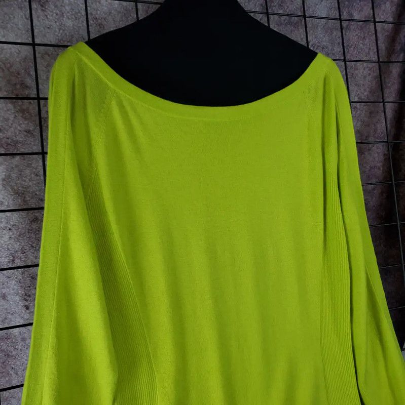 Burberry Burberry Spring Autumn Fluorescent Green Knit Top Size M / US 6-8 / IT 42-44 - 4 Thumbnail
