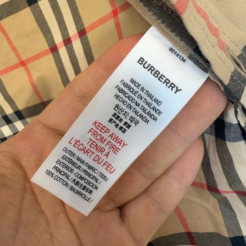 Burberry Burberry Summer Beige Cotton Women's Shirt Size L / US 10 / IT 46 - 5 Thumbnail