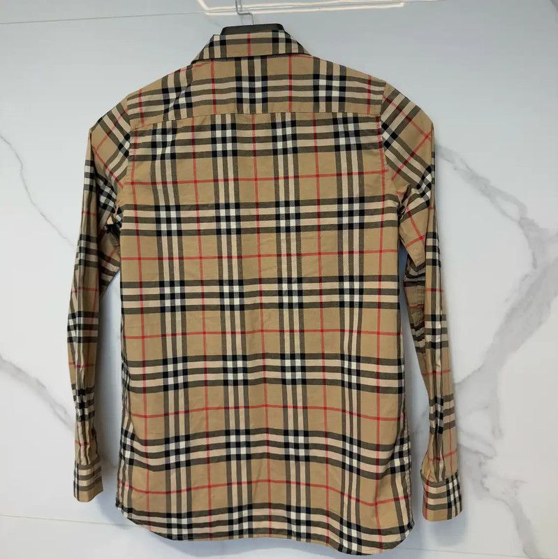 Burberry Burberry Summer Beige Cotton Women's Shirt Size L / US 10 / IT 46 - 2 Thumbnail