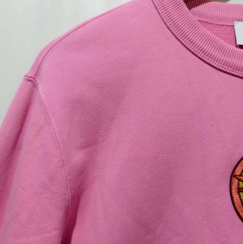 Burberry Burberry Pink Embroidered Long Sleeve Sweatshirt Size S / US 4 / IT 40 - 3 Thumbnail
