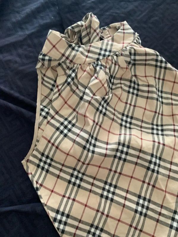 Burberry Burberry Women’s Khaki Check Cotton Top Size S / US 4 / IT 40 - 4 Thumbnail