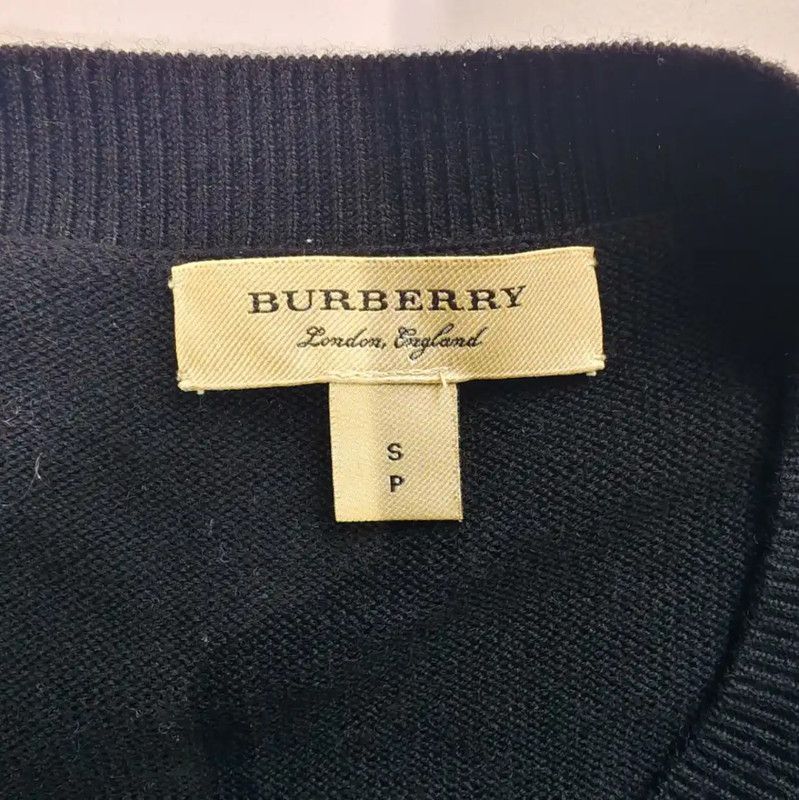 Burberry Burberry Black Wool Ladies Knit Sweater Size S / US 4 / IT 40 - 3 Thumbnail