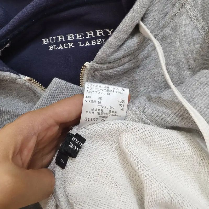Burberry Burberry Gray Cotton Women's Long Sleeve Cardigan Size M / US 6-8 / IT 42-44 - 5 Thumbnail