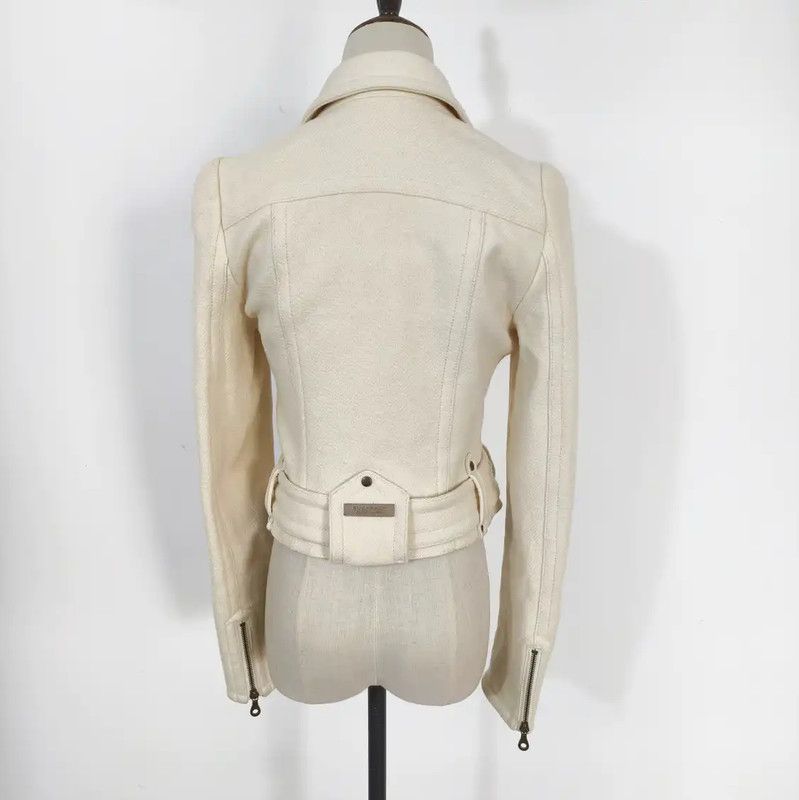 Burberry Burberry Beige Wool Blend Jacket for Women Size S / US 4 / IT 40 - 6 Thumbnail
