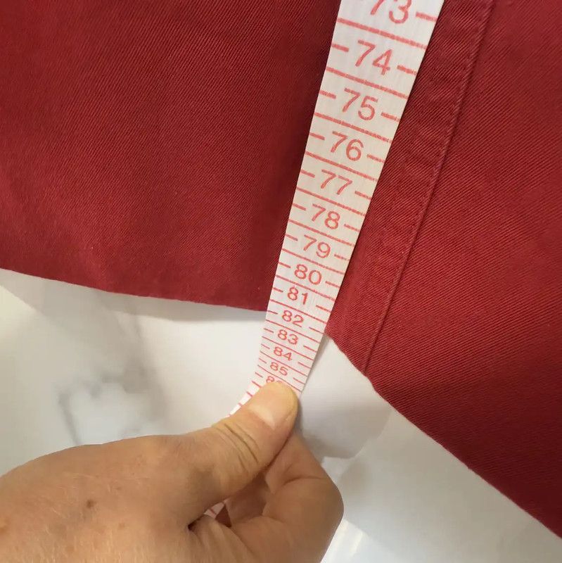 Burberry Burberry Red Cotton Striped Trench Coat Size S / US 4 / IT 40 - 9 Thumbnail