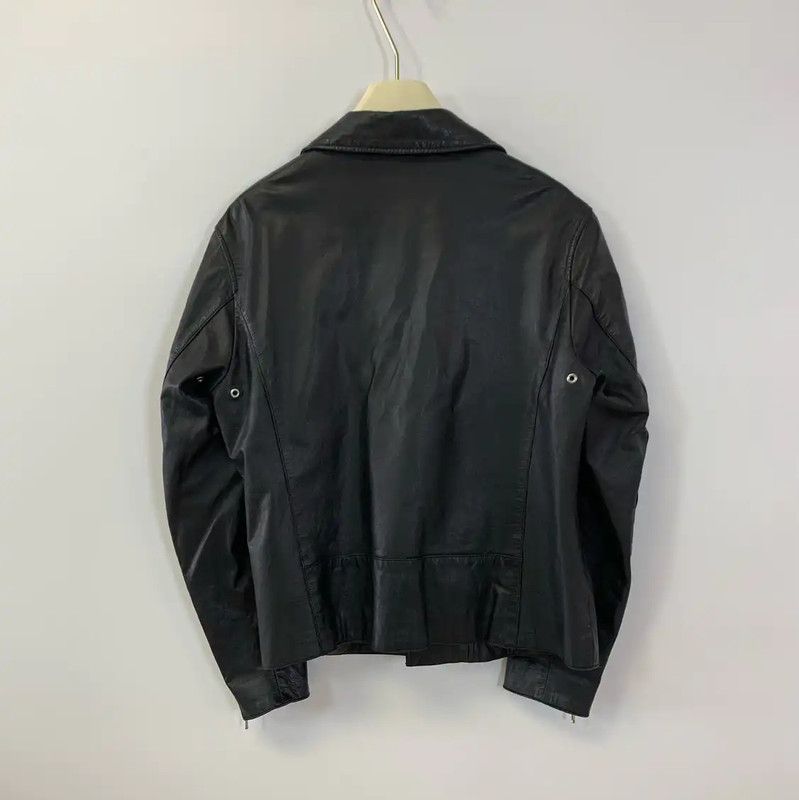 Burberry Burberry Black Leather Women's Jacket Size M / US 6-8 / IT 42-44 - 2 Thumbnail