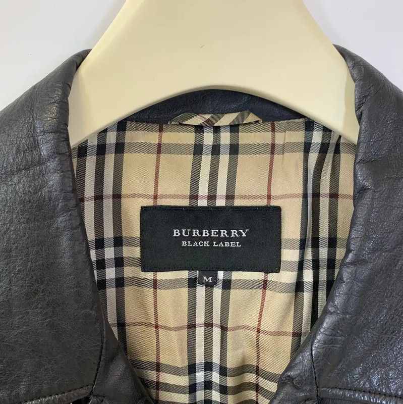 Burberry Burberry Black Leather Women's Jacket Size M / US 6-8 / IT 42-44 - 3 Thumbnail
