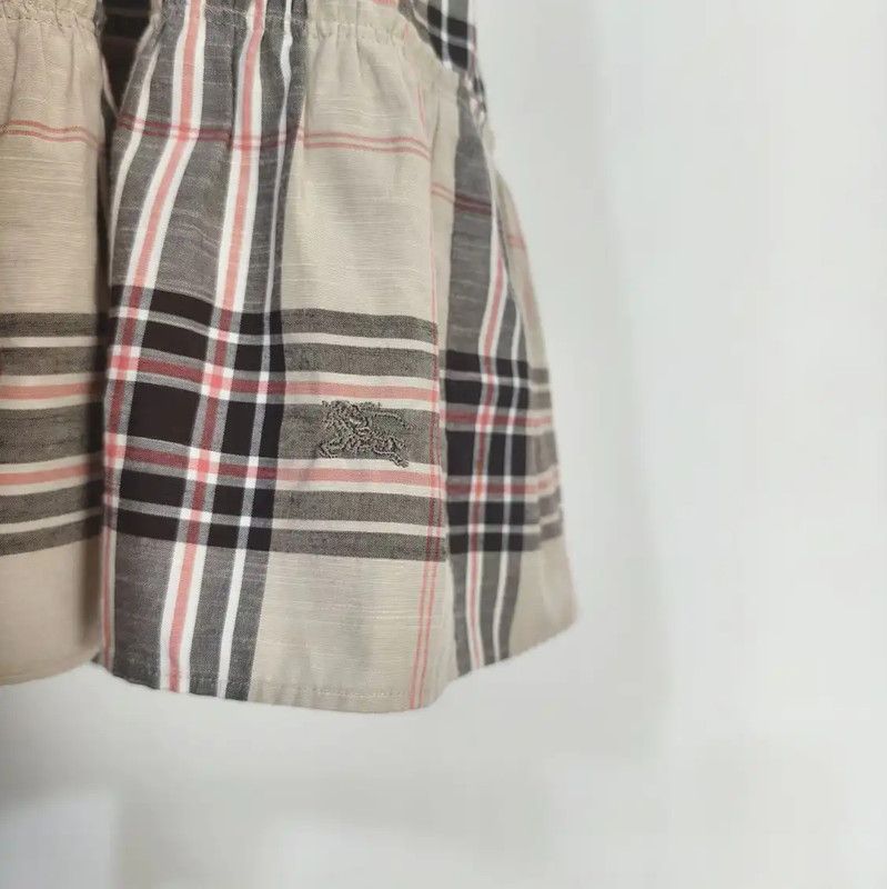 Burberry Burberry Summer Plaid Cotton Blend Dress Size M / US 6-8 / IT 42-44 - 2 Thumbnail