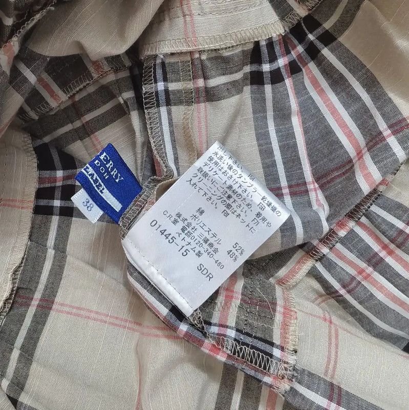 Burberry Burberry Summer Plaid Cotton Blend Dress Size M / US 6-8 / IT 42-44 - 5 Thumbnail