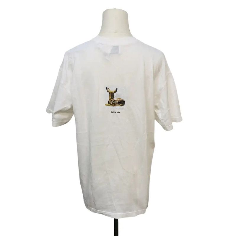 Burberry Burberry White Cotton Women's T-Shirt Size S / US 4 / IT 40 - 2 Thumbnail