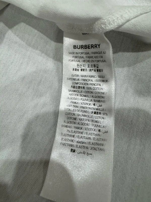 Burberry Burberry White Cotton Women's T-Shirt Size S / US 4 / IT 40 - 4 Thumbnail