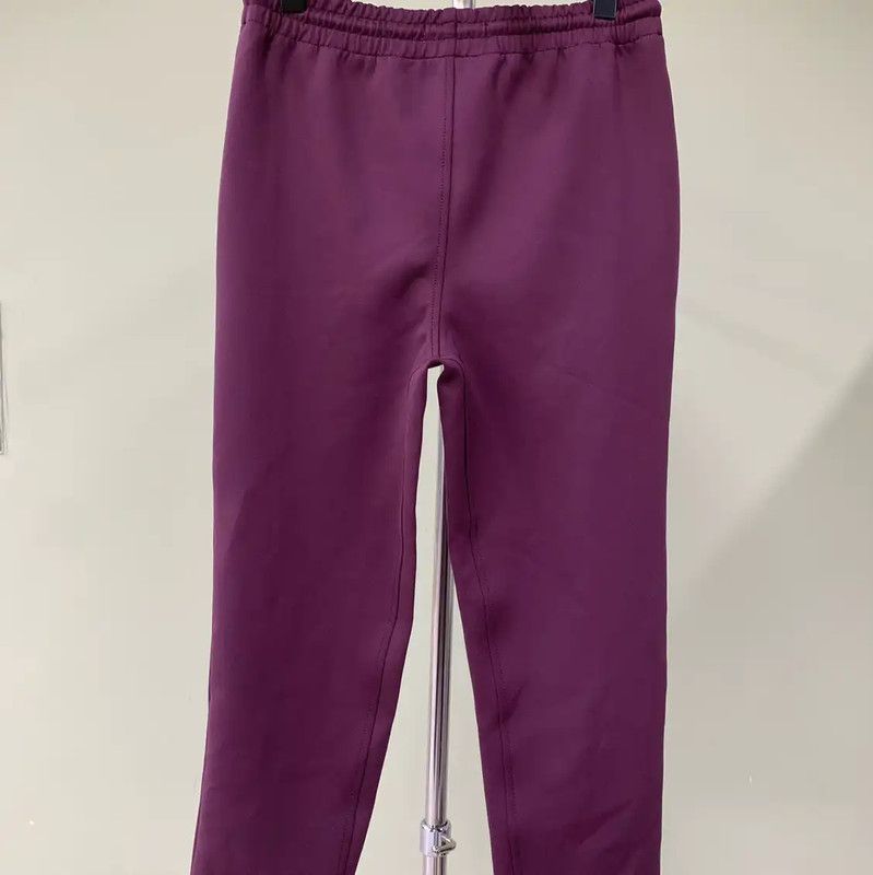 Burberry Burberry Casual Purple Polyester Women's Pants Size 23" - 2 Thumbnail