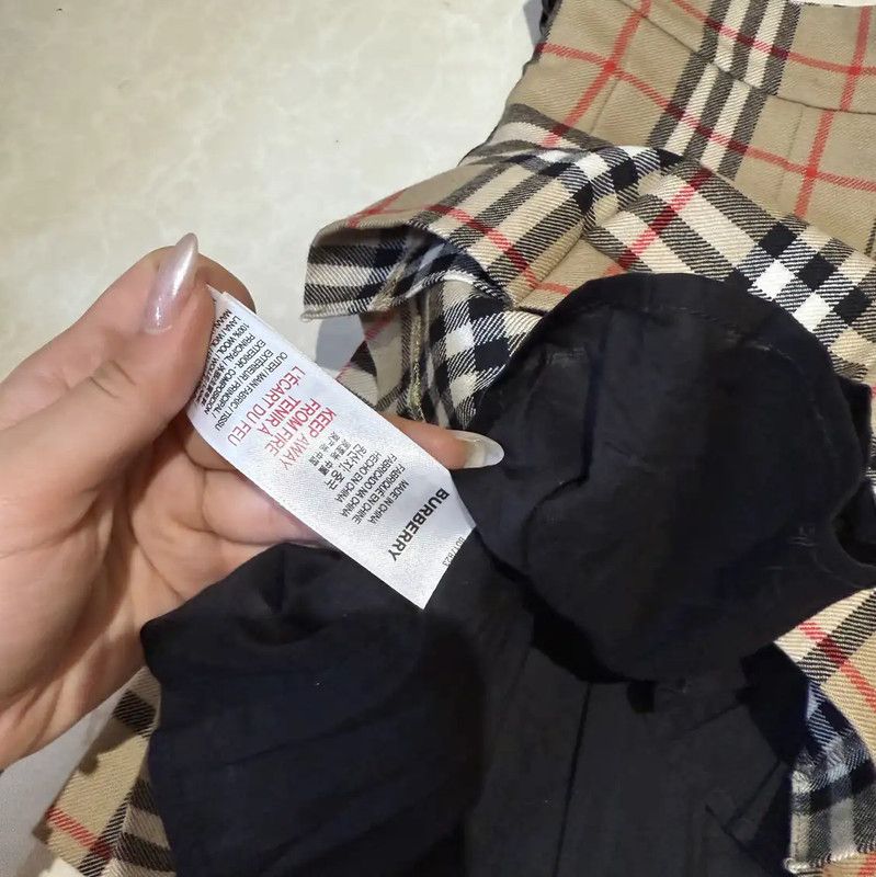 Burberry Burberry Khaki Cotton Women's Skirt Size 22" - 5 Thumbnail