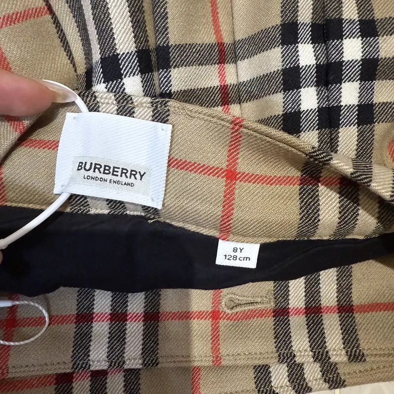 Burberry Burberry Khaki Cotton Women's Skirt Size 22" - 6 Thumbnail