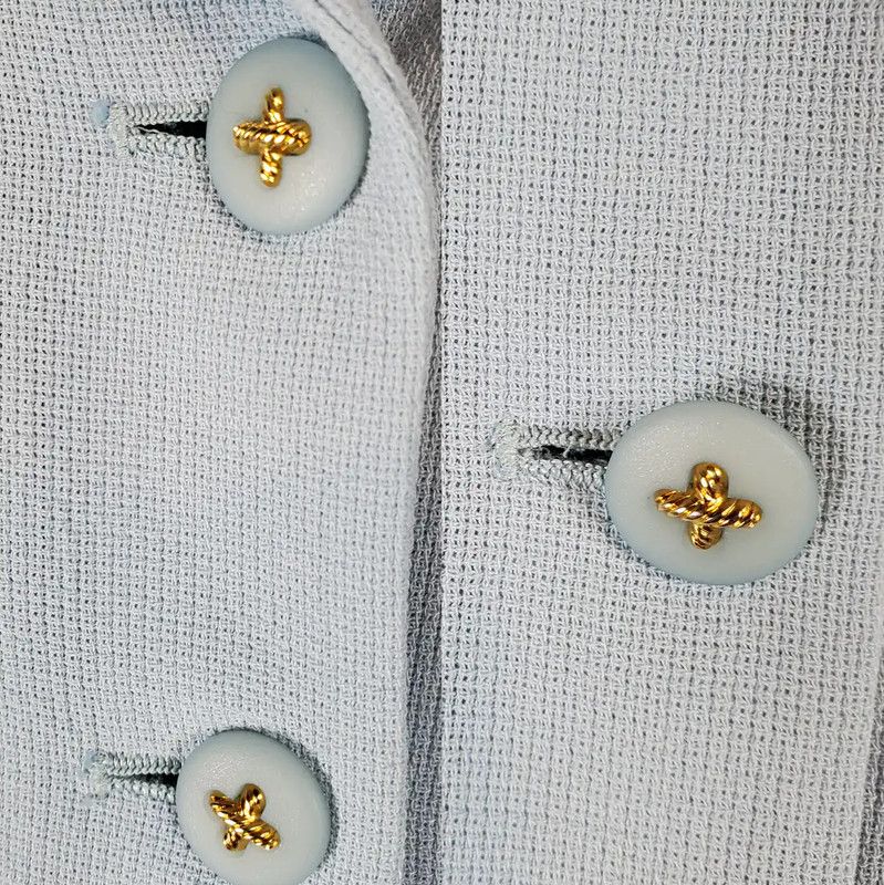 Burberry Summer Light Blue Wool Blend Jacket