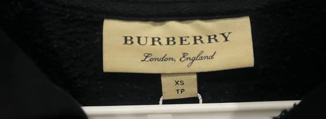 Burberry Burberry Black Cotton Women's Hoodie Size XS / US 0-2 / IT 36-38 - 4 Thumbnail