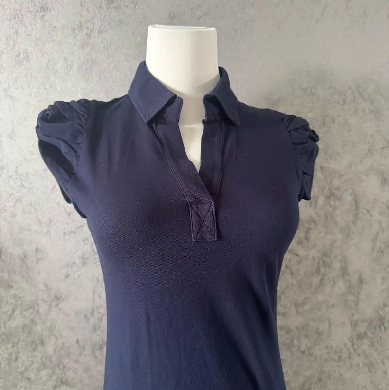 Burberry Burberry Navy Short Sleeve Dress for Women Size M / US 6-8 / IT 42-44 - 6 Thumbnail