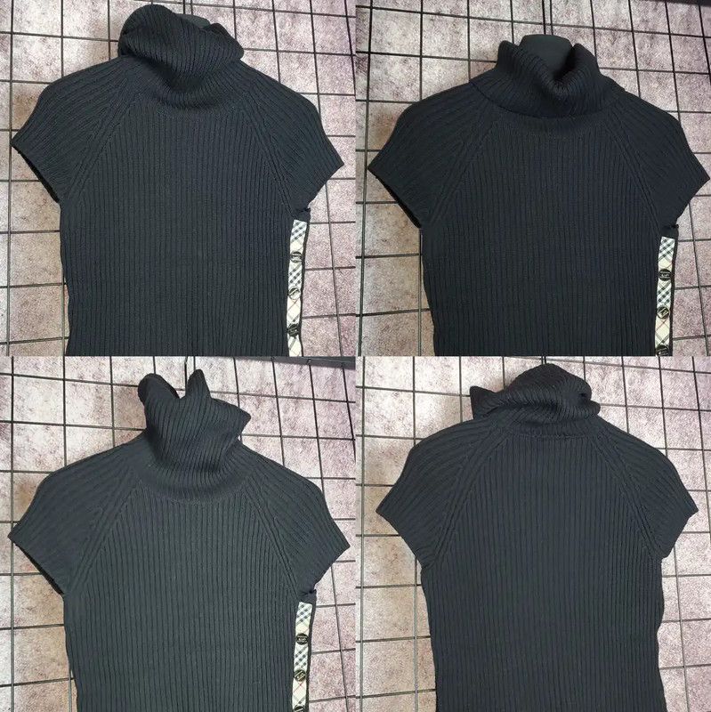 Burberry Burberry Black Wool Turtleneck Knit Top Size S / US 4 / IT 40 - 5 Thumbnail
