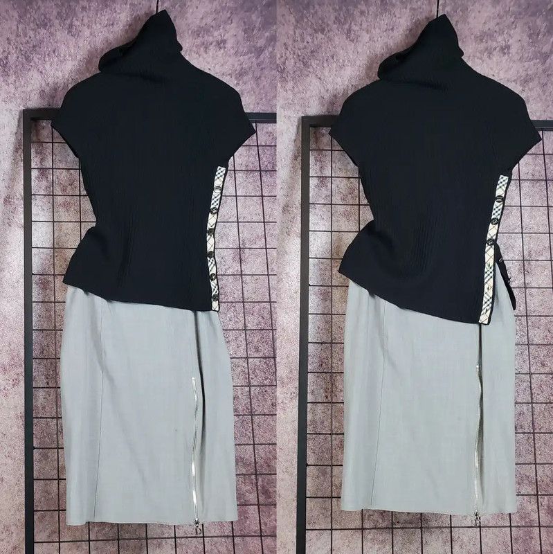 Burberry Burberry Black Wool Turtleneck Knit Top Size S / US 4 / IT 40 - 2 Thumbnail