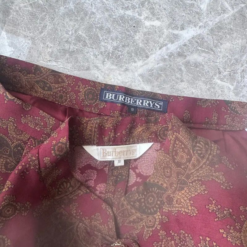 Burberry Burberry Colorful Polyester Long Sleeve Shirt Size M / US 6-8 / IT 42-44 - 9 Thumbnail