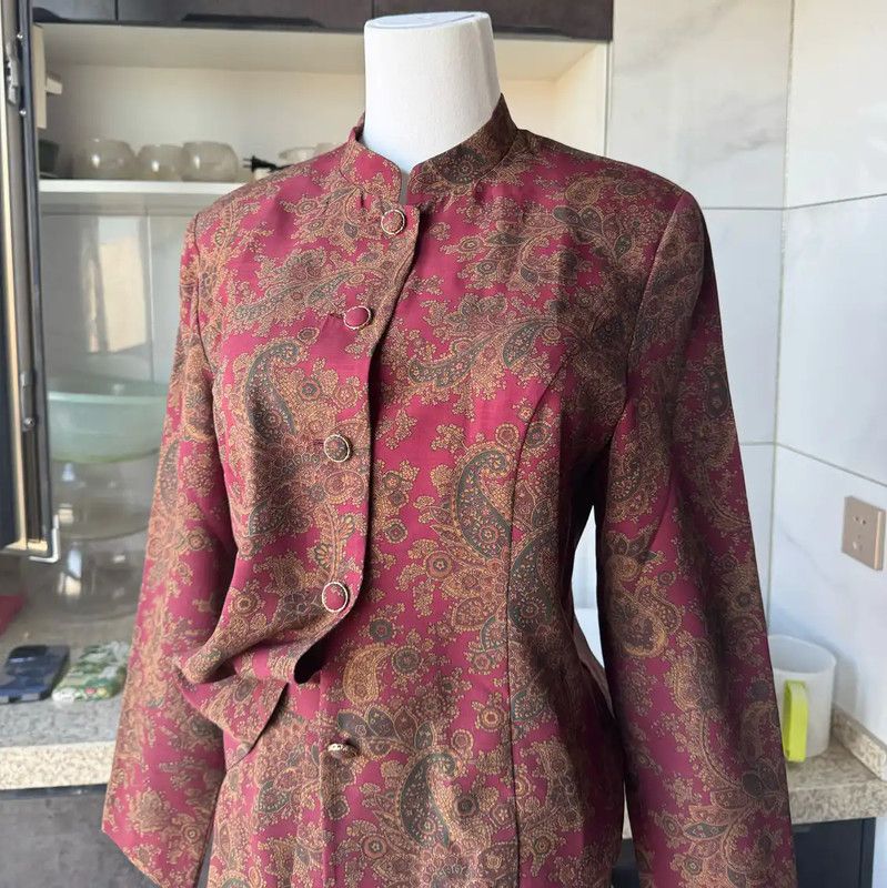 Burberry Burberry Colorful Polyester Long Sleeve Shirt Size M / US 6-8 / IT 42-44 - 4 Thumbnail