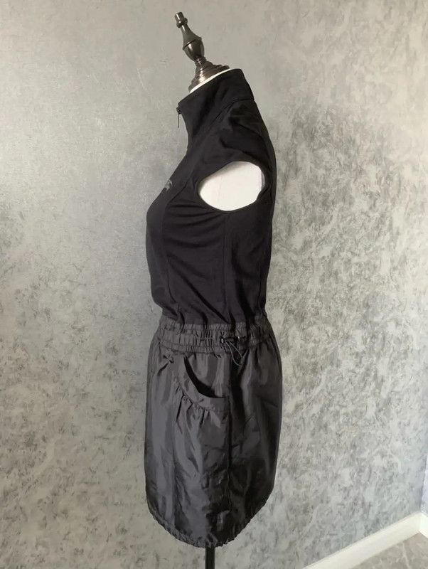 Burberry Burberry Black Cotton Blend Mid-Length Dress Size S / US 4 / IT 40 - 3 Thumbnail