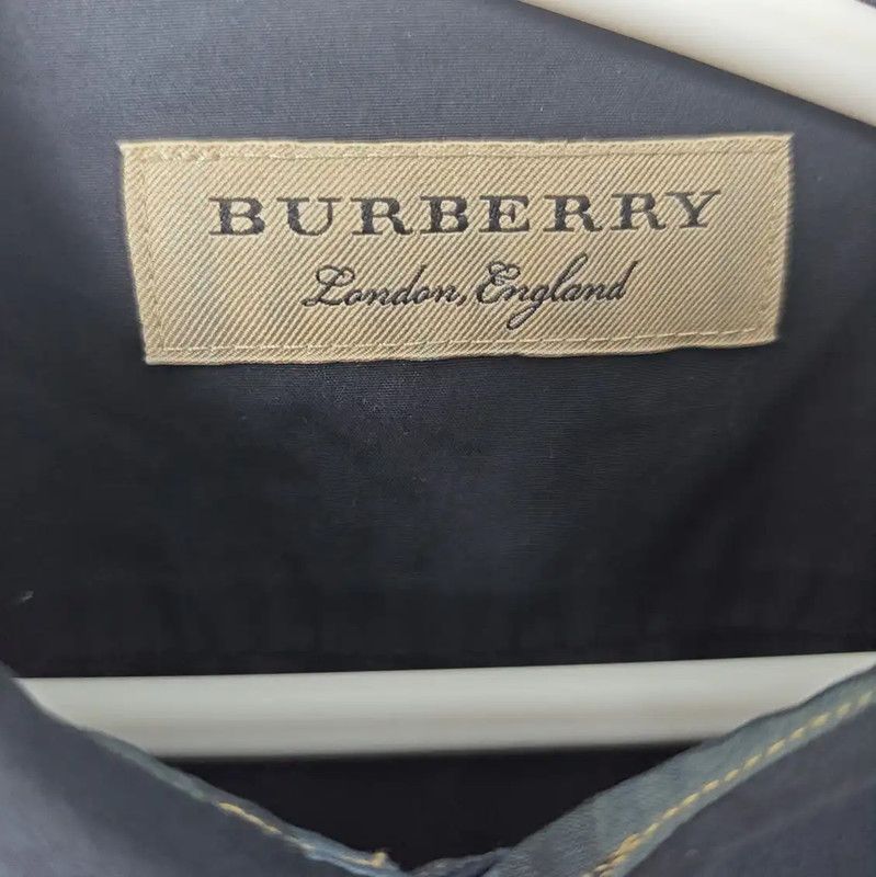Burberry Burberry Black Cotton Summer Shirt for Women Size L / US 10 / IT 46 - 3 Thumbnail